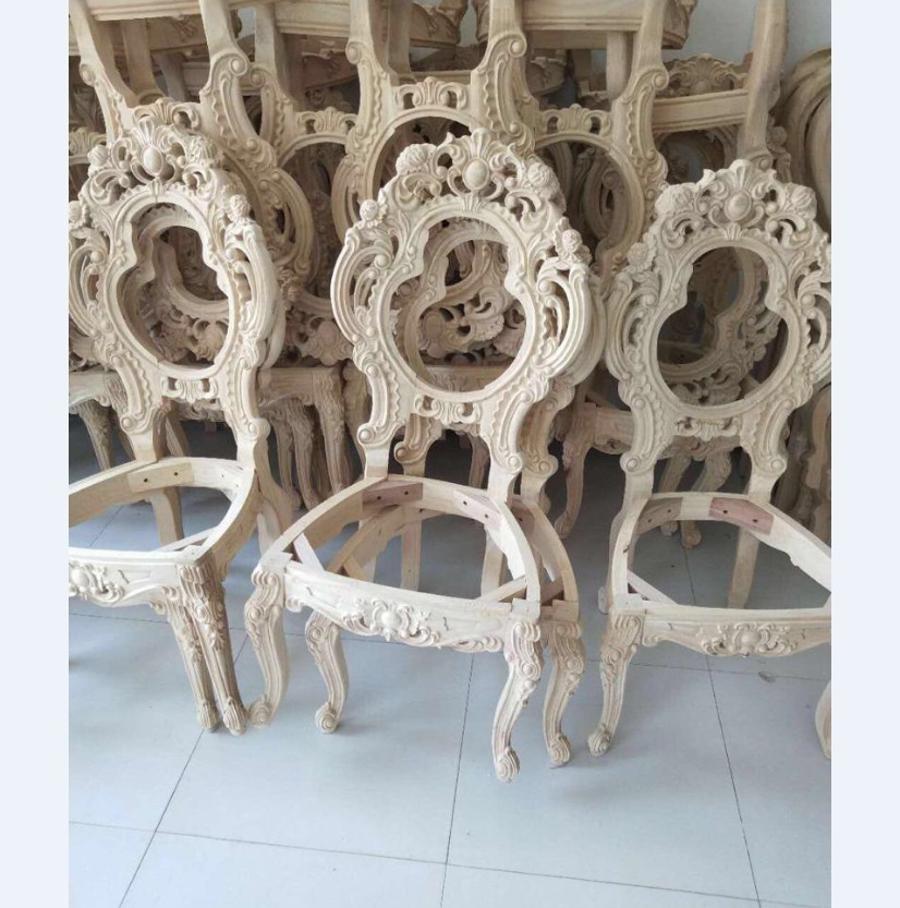 unfinished Wooden sofa Frame furniture frame carving luxury antique chair frame wholesale furniture frames for upholstery