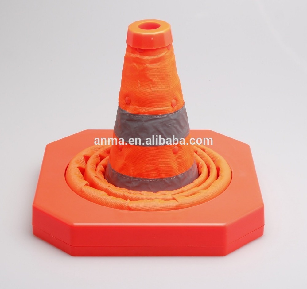 Emergency Roadside Safety foldable collapsible traffic cone