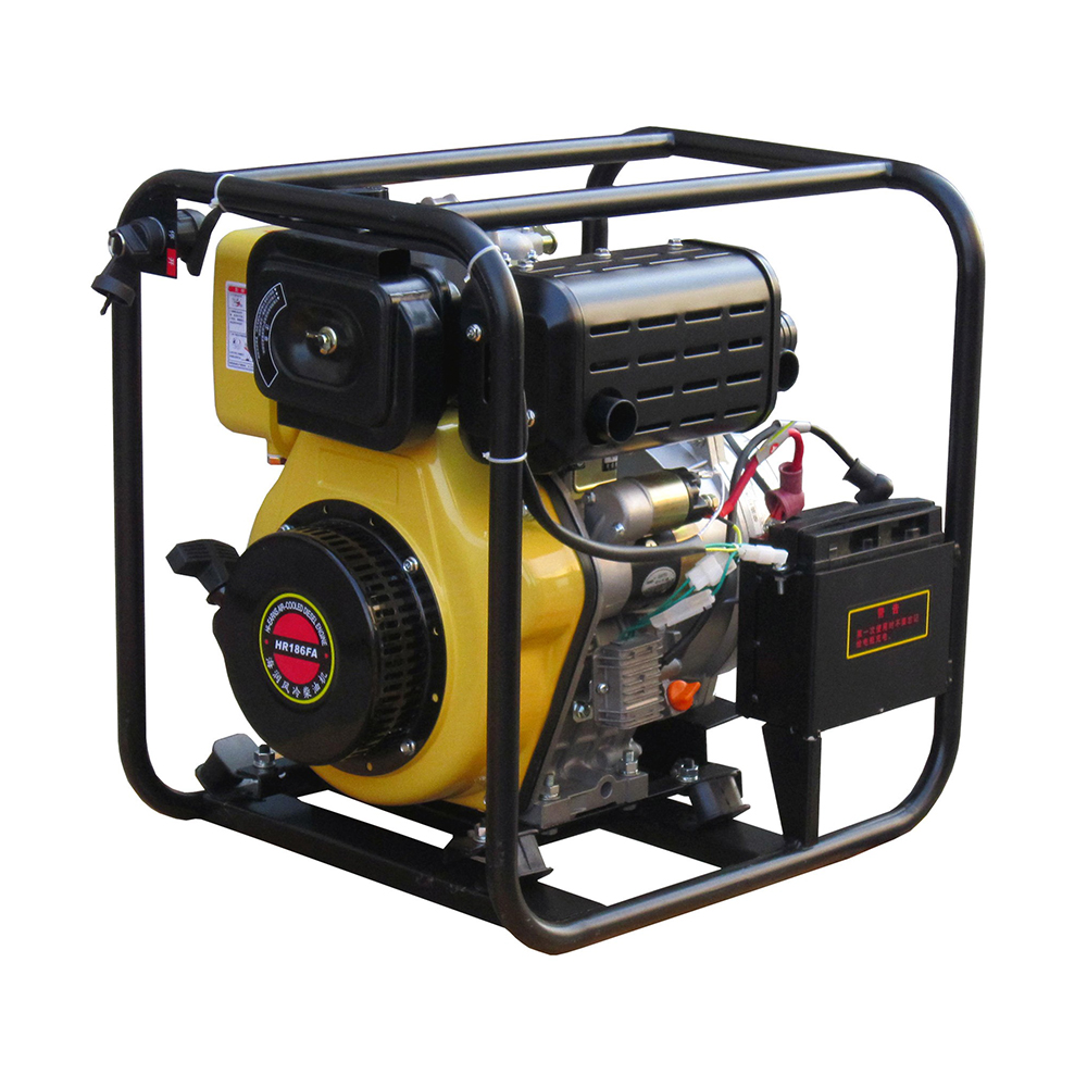 2inch open frame high pressure diesel water pump with 10hp diesel engine