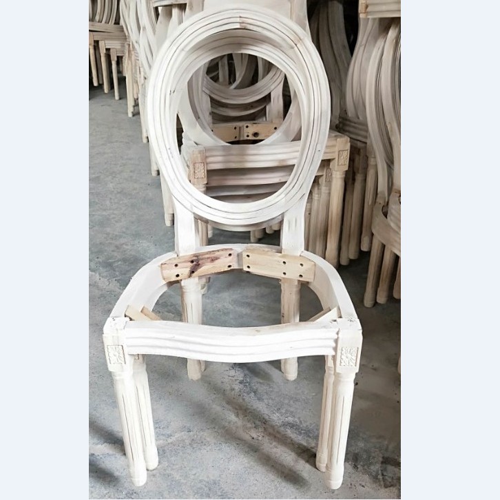 unfinished Wooden round back  Sofa Frame furniture frame carving wood Chair Frame