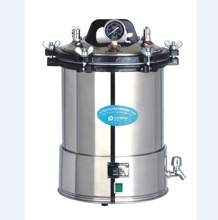 High quality medical device electric heated pressure steam sterilizer 18L portable autoclave