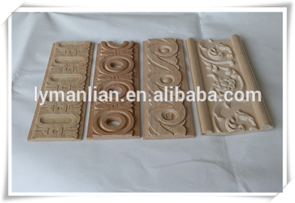chinese wood moulding moulding for painting/wood carving sofa frame/unfinished wood frames
