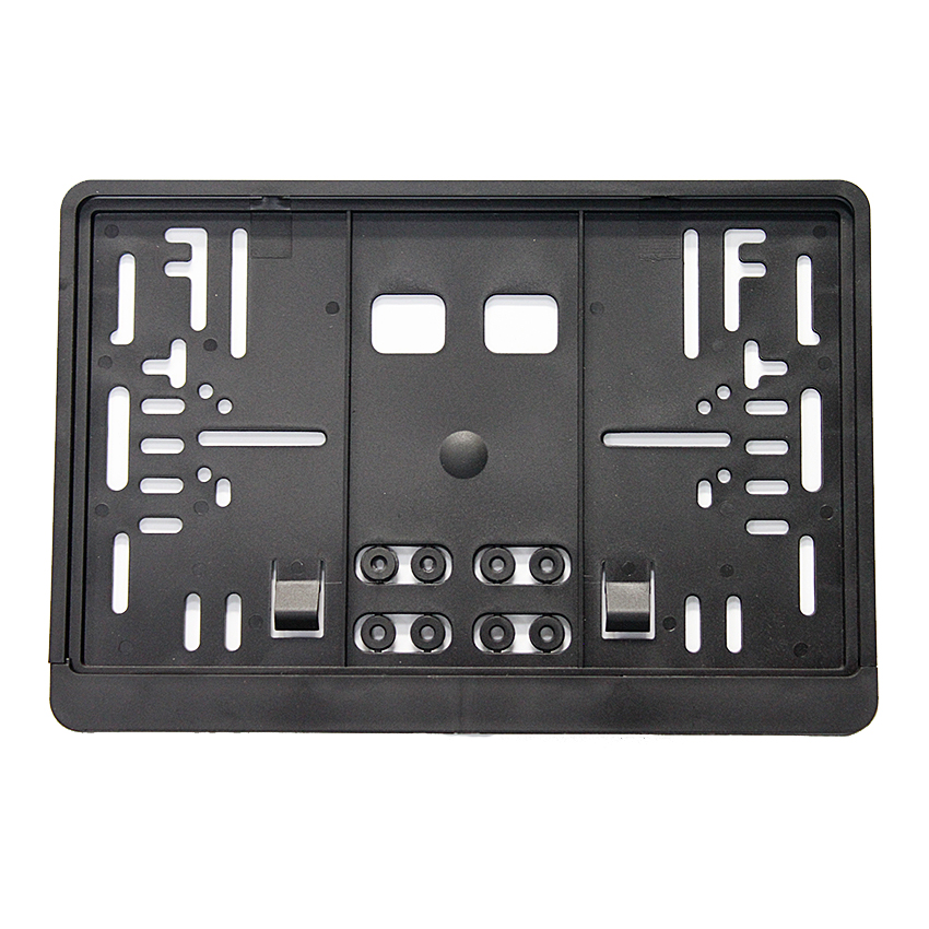 American standard black license plate frame