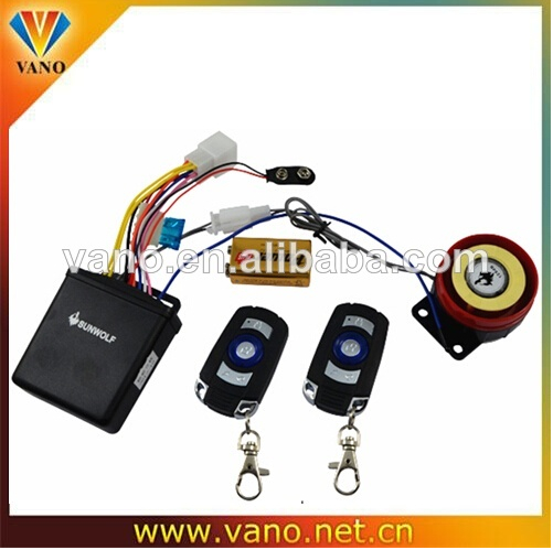 Remote Control Engine Start 12V waterproof alarm system motorcycle