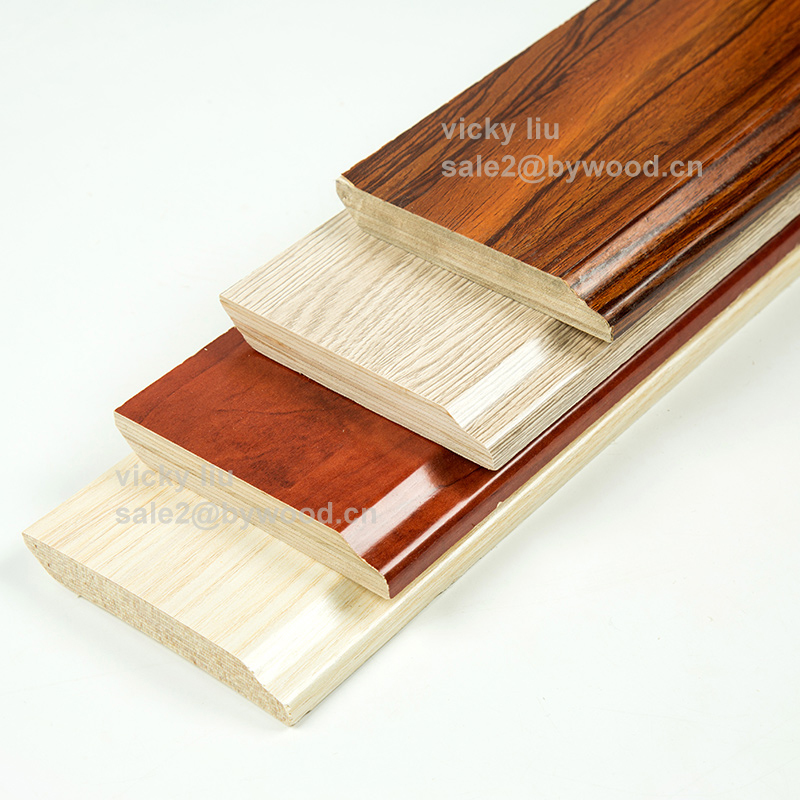 Melamine hot pressing membrane ecological board with color wardrobe wood lines