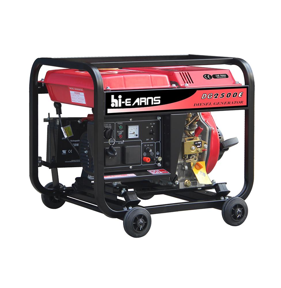 2KW 2kva diesel generator price DG2500