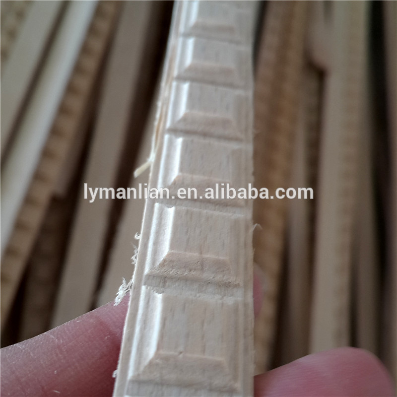 Solid wood mouldings beech carved wood molding