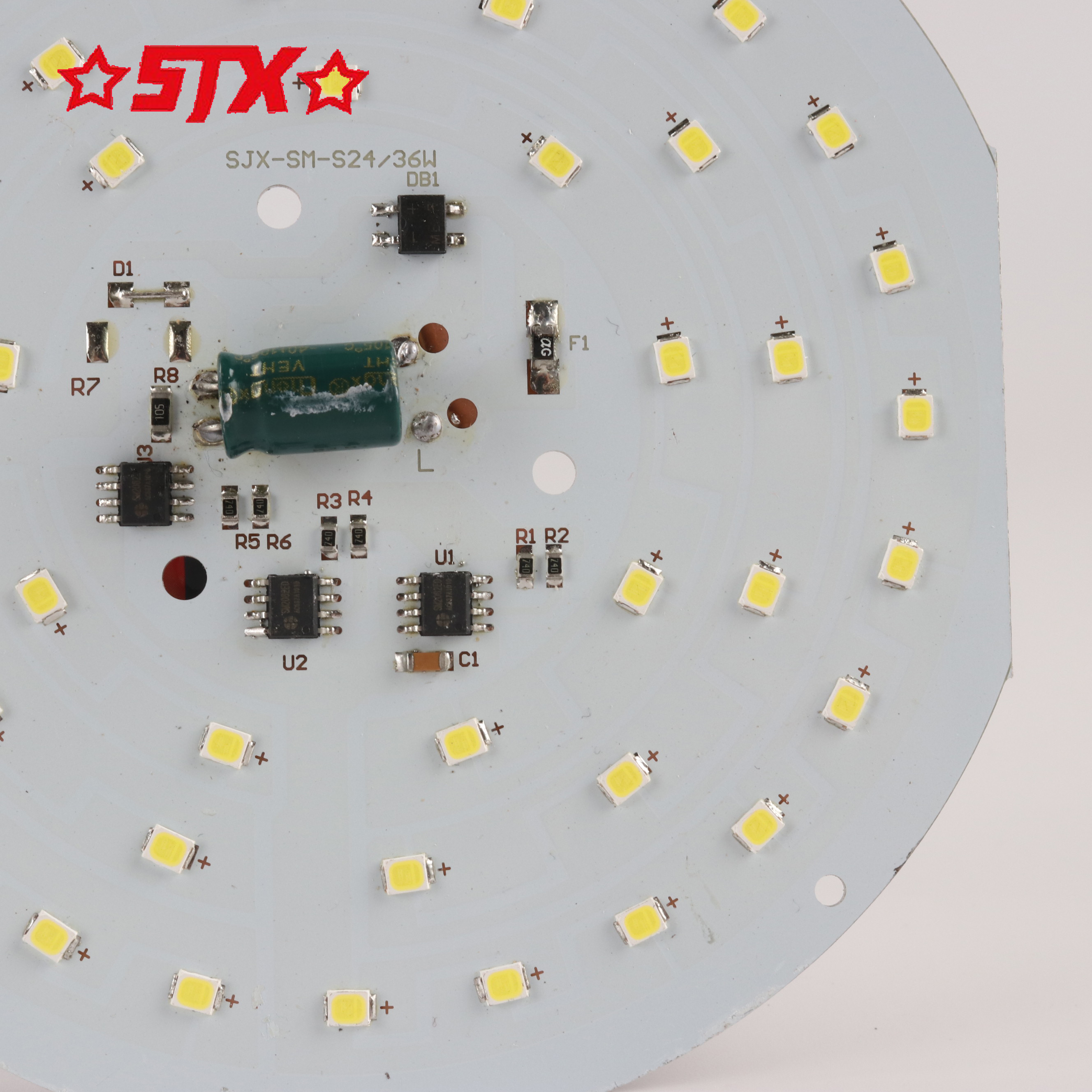 High Quality Pcb and Pcba Manufacture Led Pcb 12v Round for Recorder Pcba and Single Side