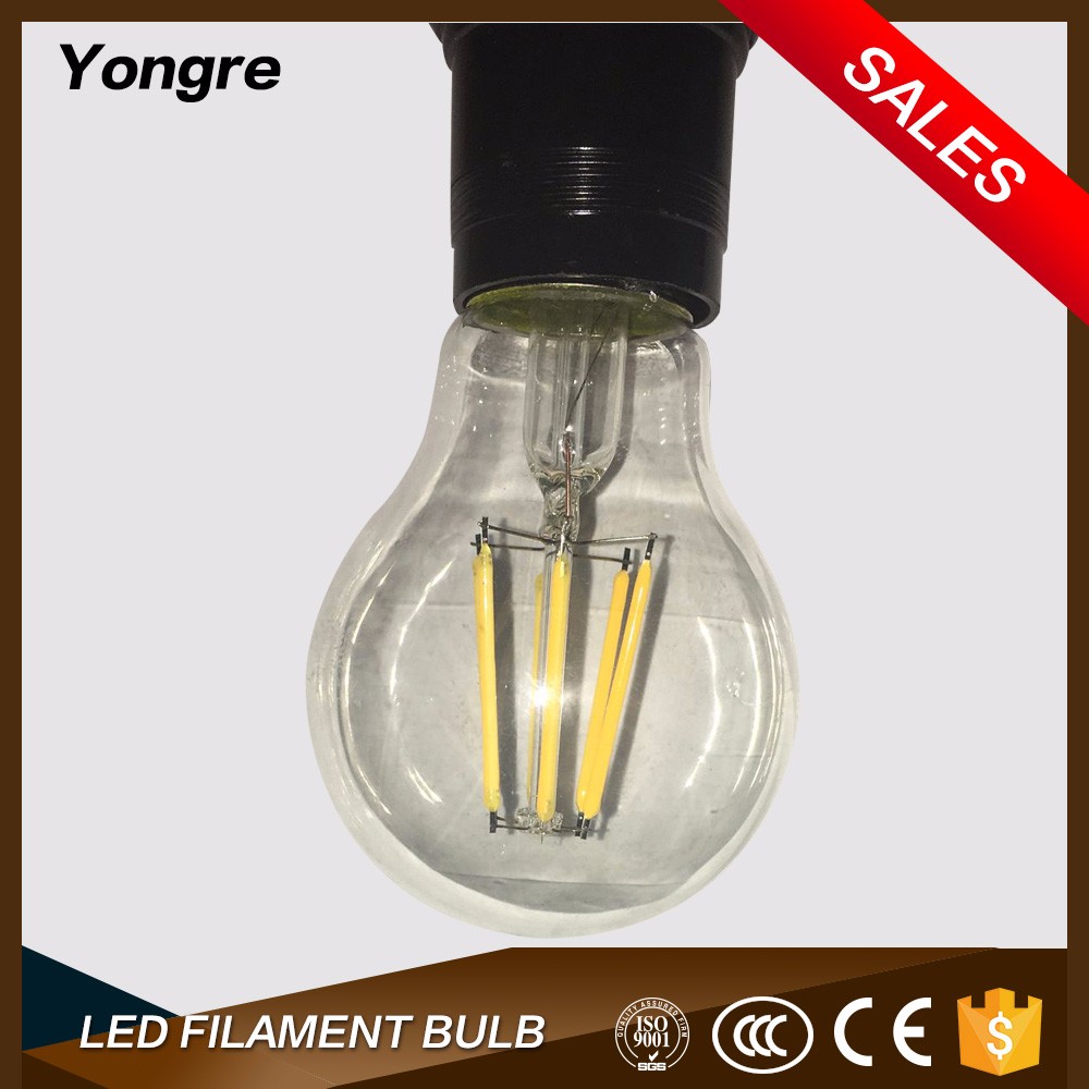 Ceiling light filament lamp parts skd dimmable led filament bulb