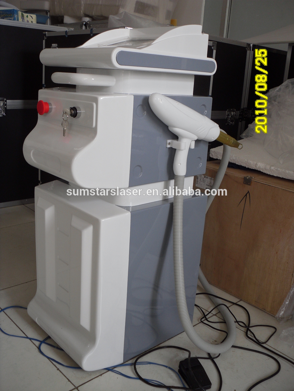 Robot Beauty equipment long pulse hair removal