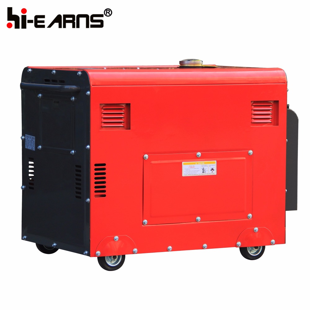 6500W silent diesel three phase 400V generator