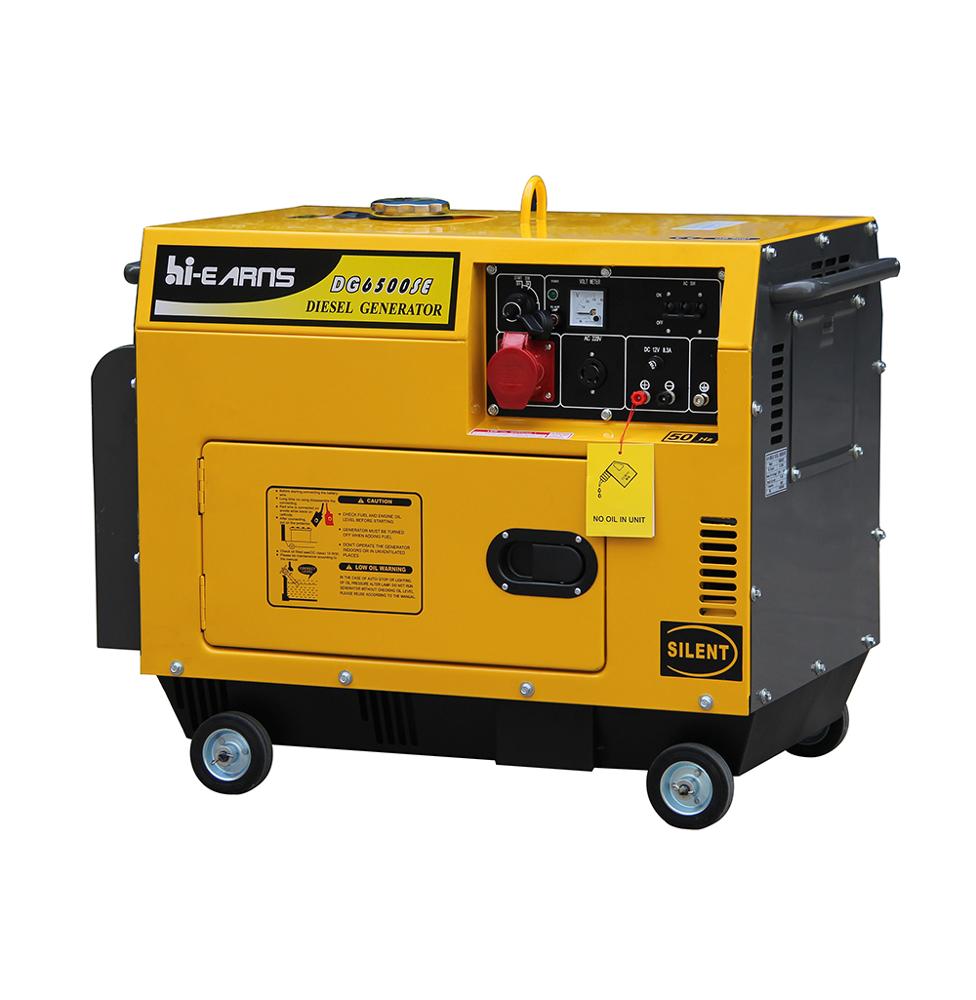 5KVA diesel generator portable DG6500SE