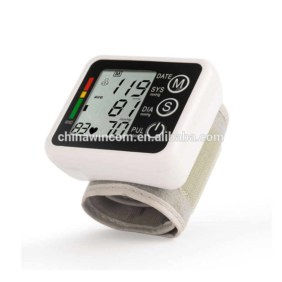 Medical portable digital Wrist Blood pressure monitor with bluetooth for homecare