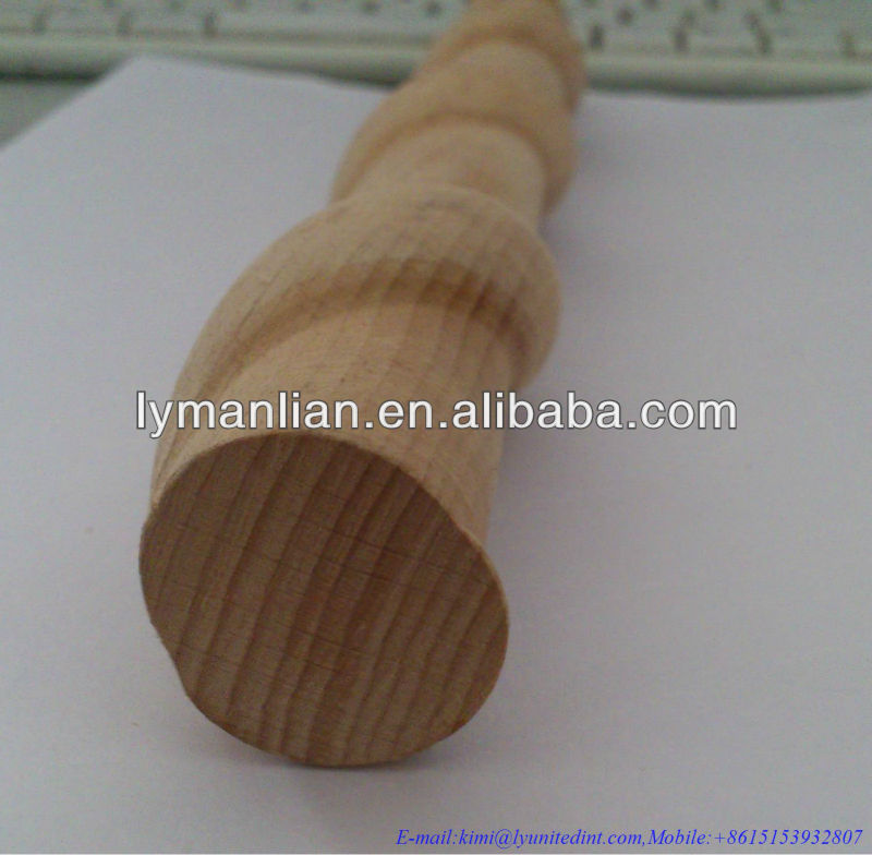 1/4 round wood moulding/solid wood moulding/poplar wood frame rope wood mouldings
