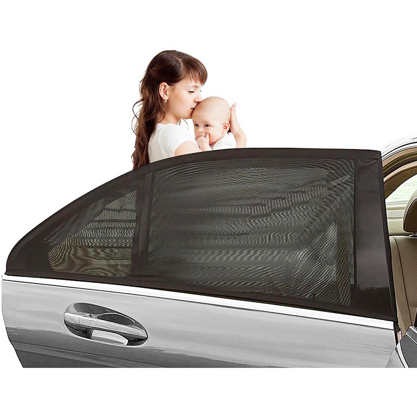 113*50cm Nylon Mesh Car Window Sock Sunshade