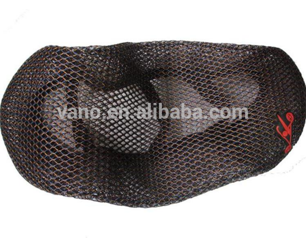 Hot sale black / white / blue / green 3d net motorcycle seat cover for scooter