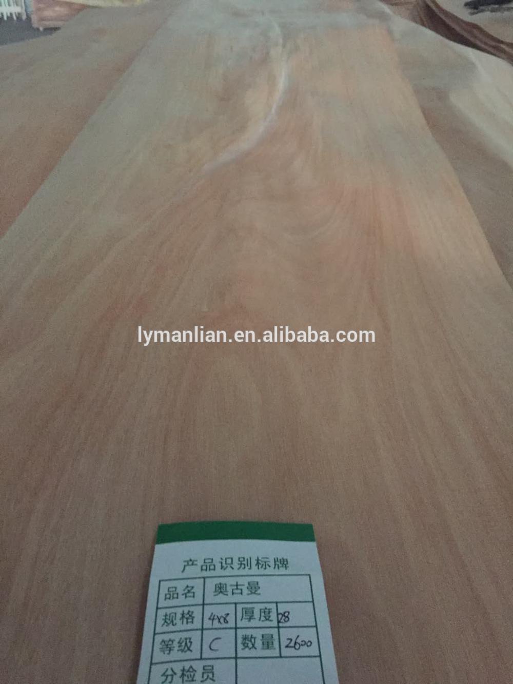 Okume Wood veneer Natural mahogany veneer
