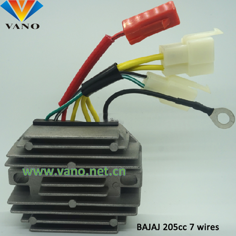 factory price 12v 8 wires voltage regulator rectifier bajaj 3 wheller 4s