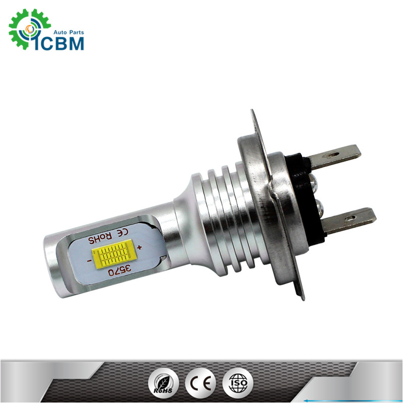 Serviceable head light bulb auto crees H7 12V72W 700~1000LM led bulbs