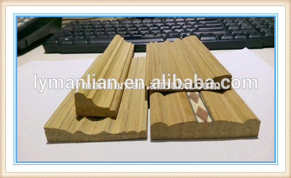 engineered wood mouldings/chinese wood moulding/decoy line