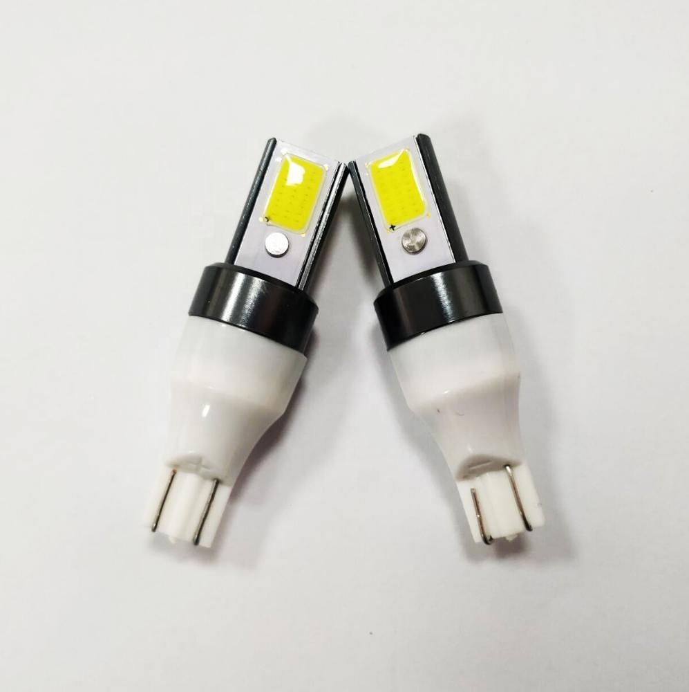 T15 2LED COB Canbus Bulbs Car parts 10W 1000LM 6000-6500K Reading lamps Door lights 12V Taillights Turn signal lights