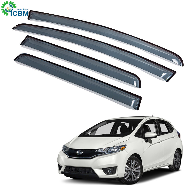 car accessories 4 doors car window visor accessories for car 4pcs 1.6mm