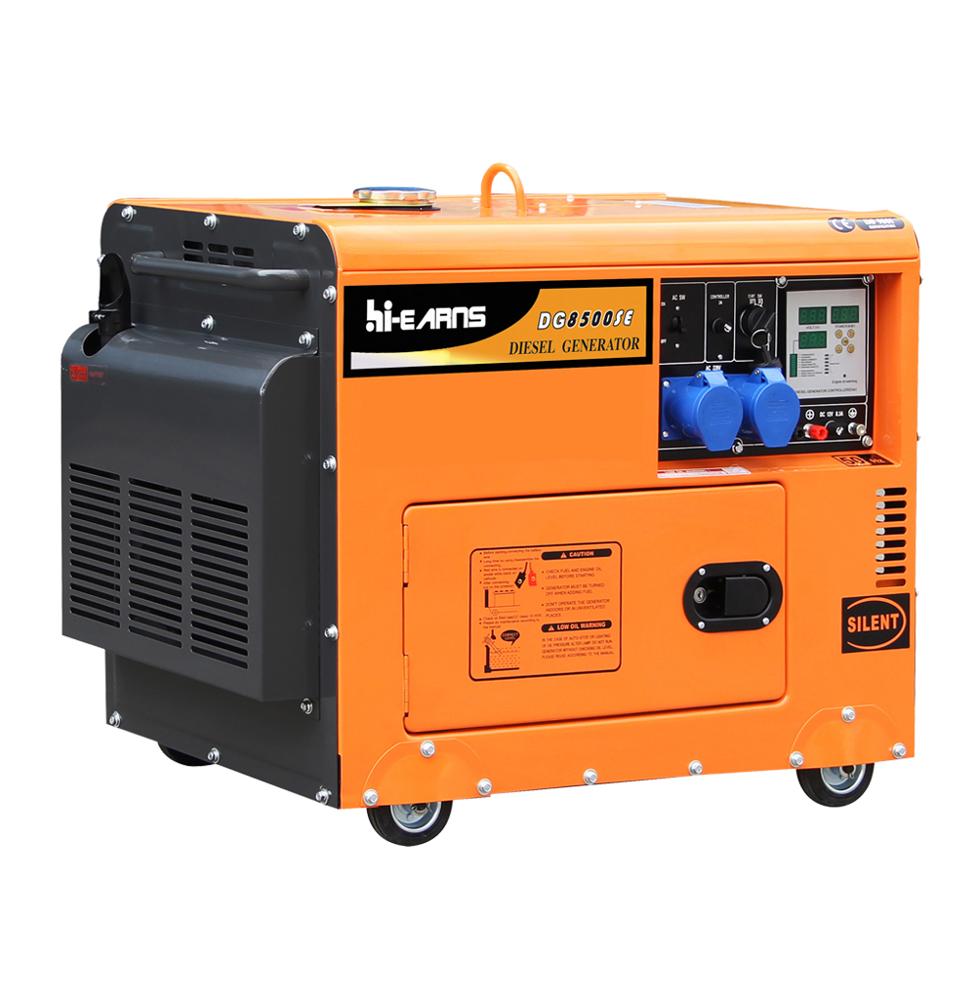 Digital control panel silent model diesel generator 6KW