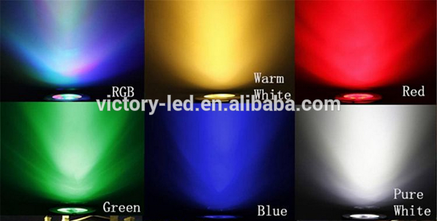 Colour changeable led Plinth and Floor light waterproof IP68 12VDC 12w Led inground light