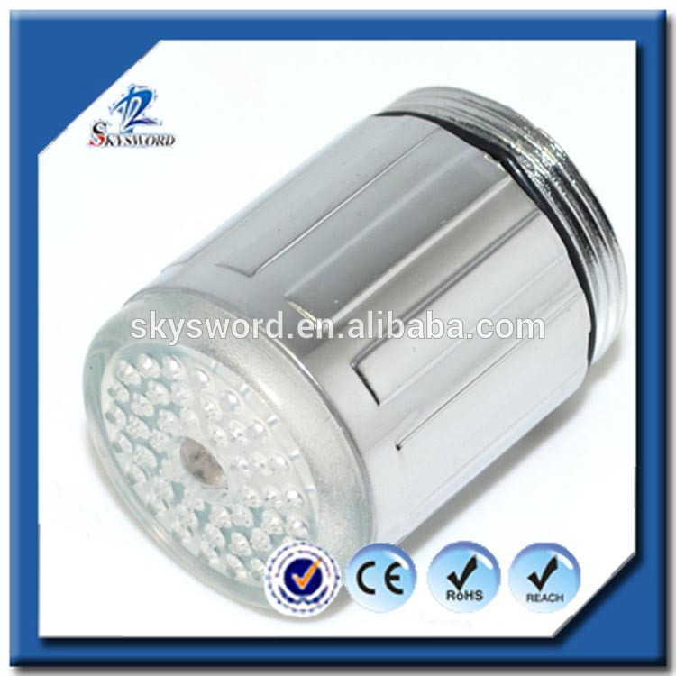 China Supplier Hydro Electric Power Abs Plastic Sink Waterfall Faucet With Led Light