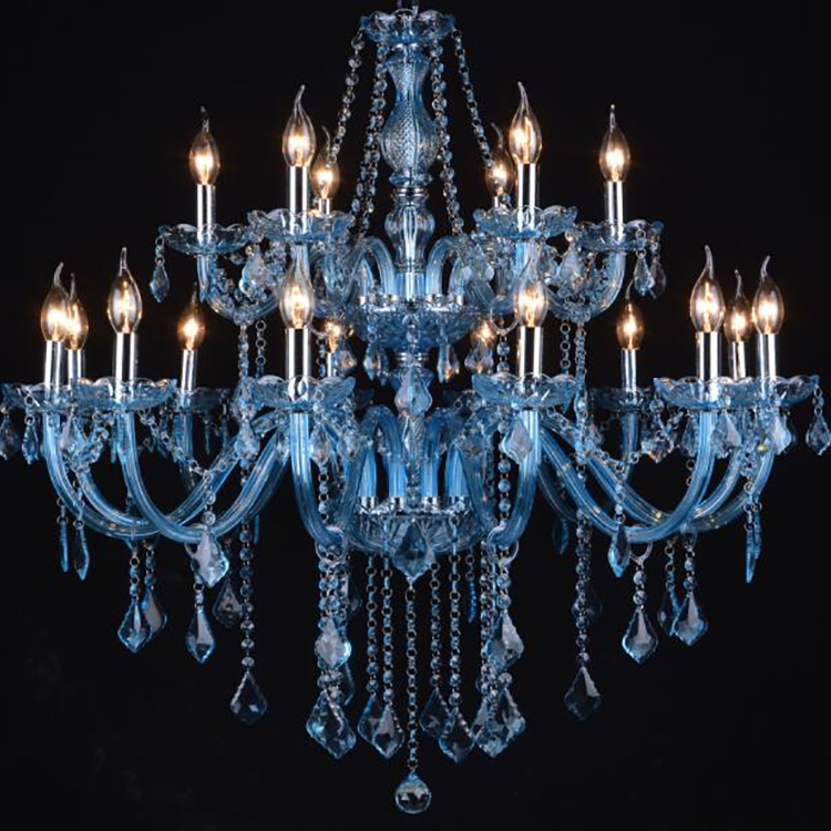 Filament Silver Glass Shining Crystal Chandelier Glass Spare Parts