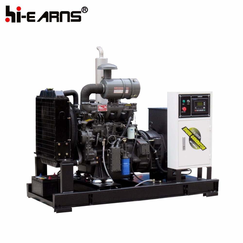 Water-cooled Chinese Weifang Huadong engine 30kva generator price