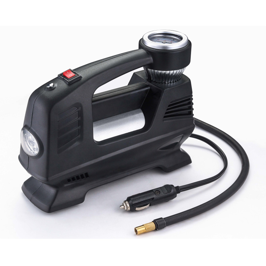 Digital Double Cylinder Air Compressor Heavy Duty DC12V 220W Universal for Cars