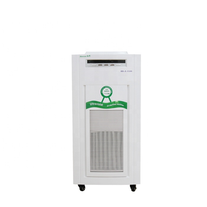 Uv mobile air sterilizer innovative medical devices with HEPA filter and uv lamp