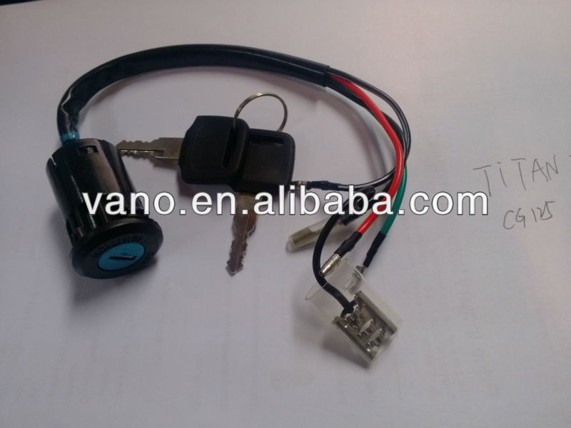 Titan CG125 motorcycle Ignition key switch electric lock