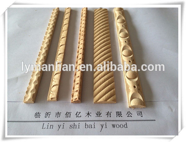 corner ceiling moulding/teak wood moulding/carved wood moulding distributors