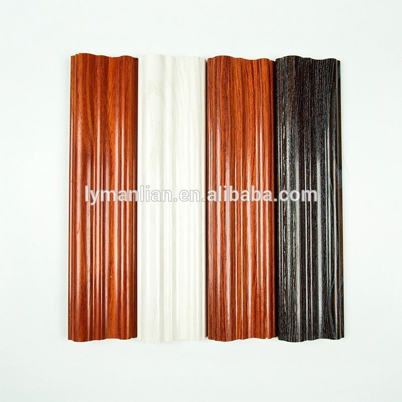 Pretty Melamine Paper wood skirting mdf crown moulding wood decorative mouldings