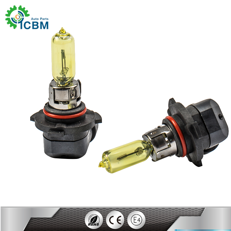 Factory car halogen bulbs HB3 12v 65/55w yellow car bulb