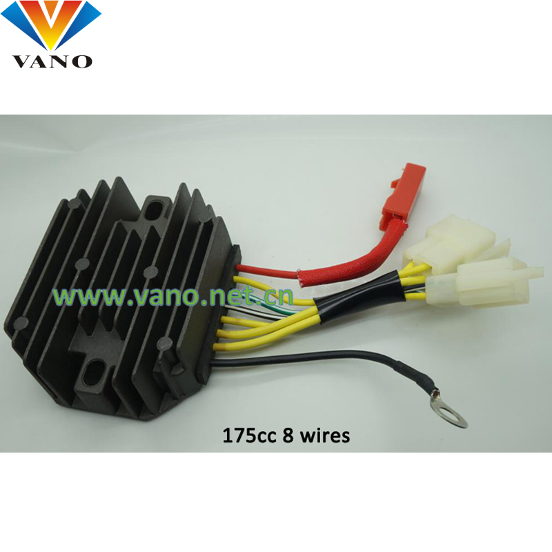 cheap 12v 175cc voltage regulator 7 wires rectifier bajaj 3 wheller 4s