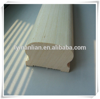 Red oak handrail interior decoration wood balusters