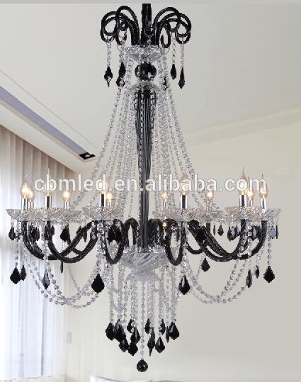 black color lighting chandelier modern,antique glass chandelier,coloured glass chandelier