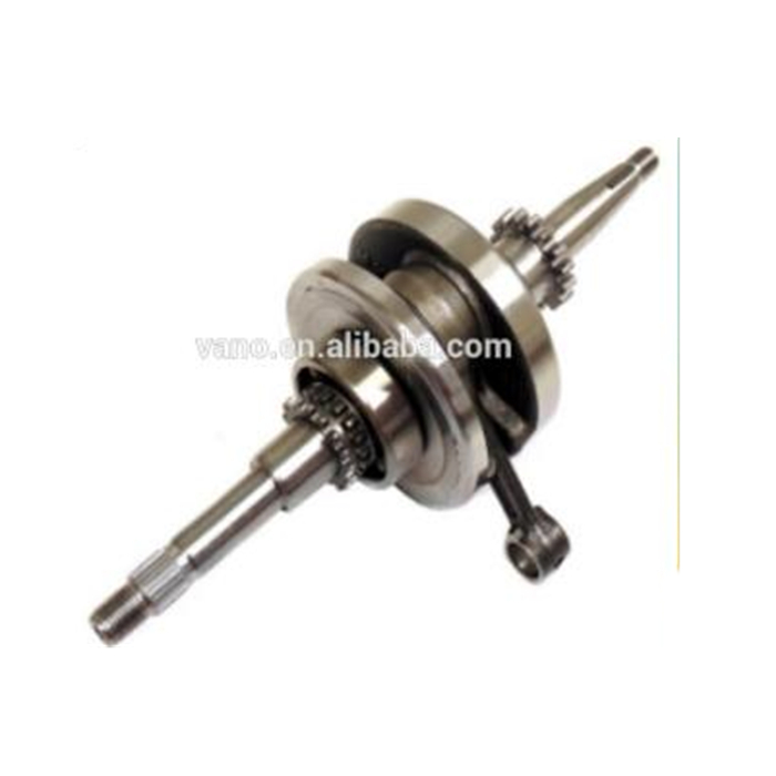 GY6-50 motorcycle crankshaft assembly for QMB139/50cc 4 stroke engines with 16 teeth