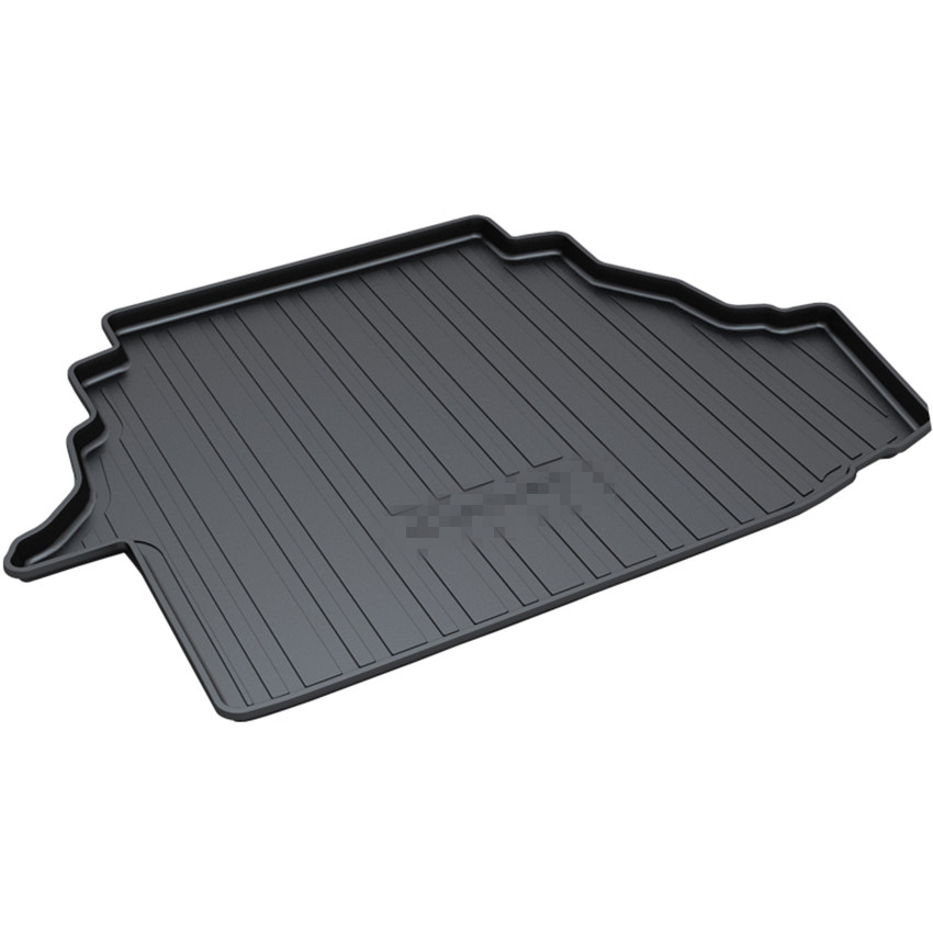 Newest Full Cover Rear Car Leather Trunk Floor Mat For brand car