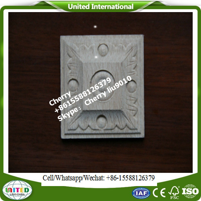 Wood Carving Rosette Applique furniture decoration