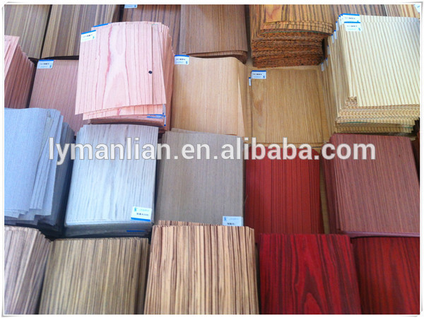 low price engineered wood face veneer/recon wood face veneer/rosewood veneer sheet
