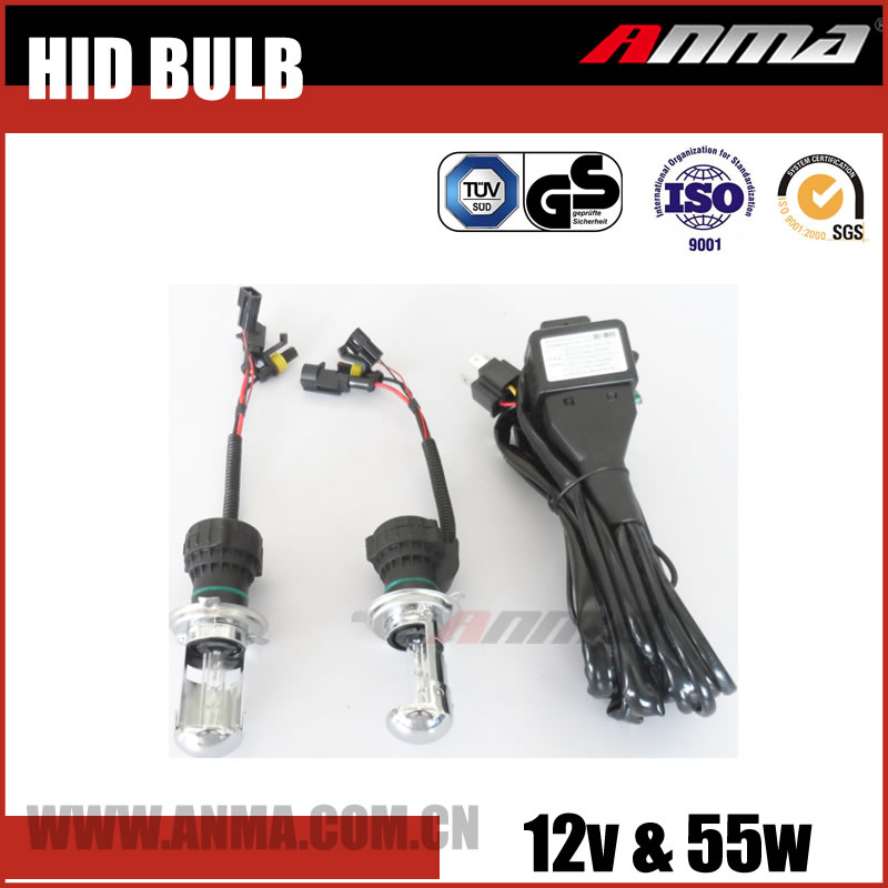 Auto parts 35W 55W hid kits car led headlight emark h4 hid xenon bulb