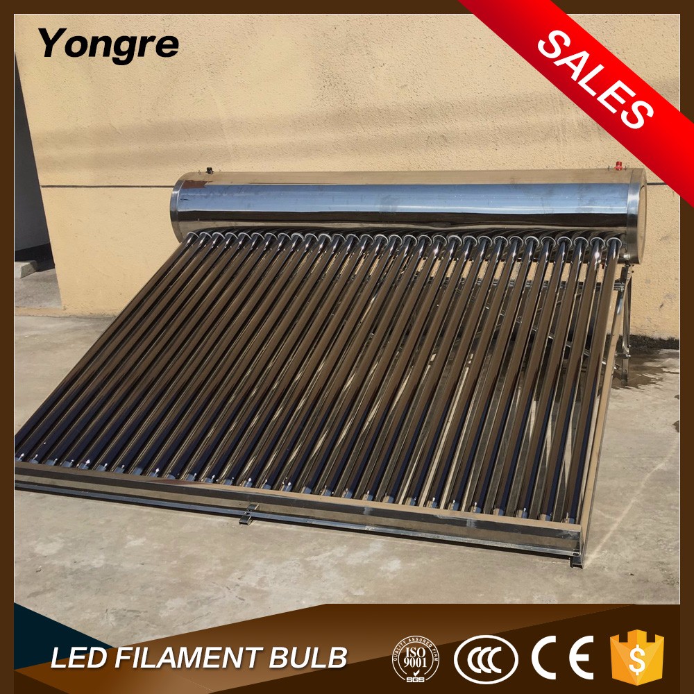 CE approved stainless steel 304 solar water heater 200 liter solar energy systems