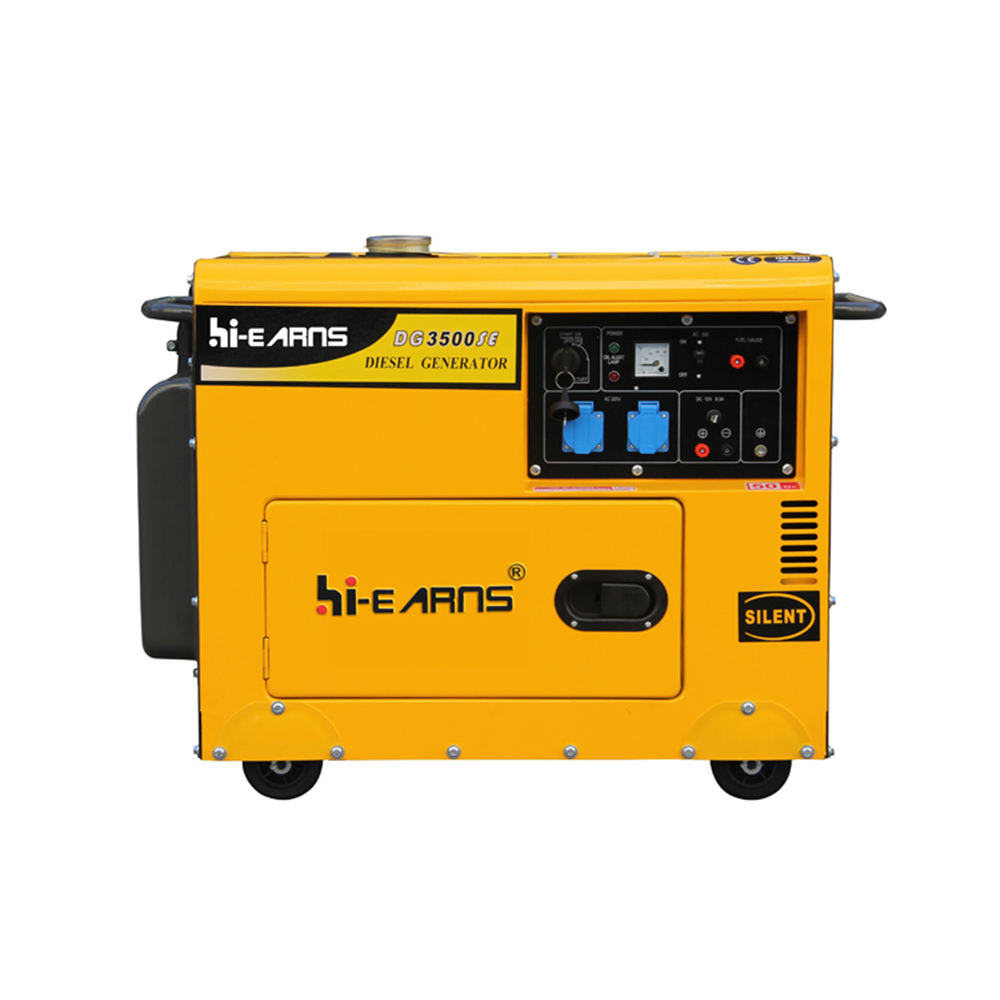 High quality 3KVA 3600rpm Double voltage single phase diesel generator