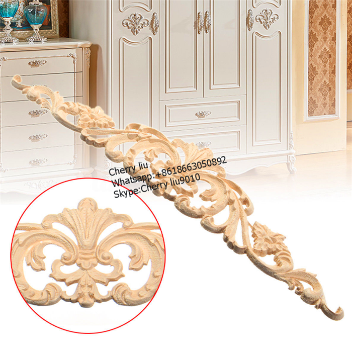 Antique Wood Furniture Carving Appliques And Onlays Decoration