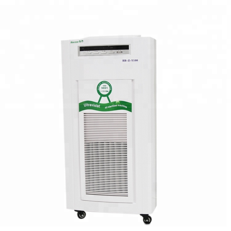 Low noise air cleaner ozone generator