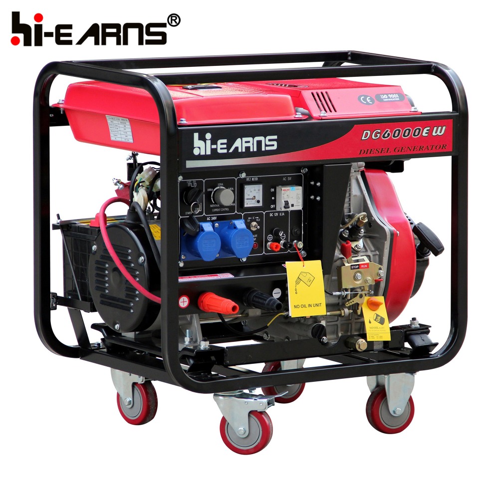 1.8KW portable diesel welding electrode welder welding machine